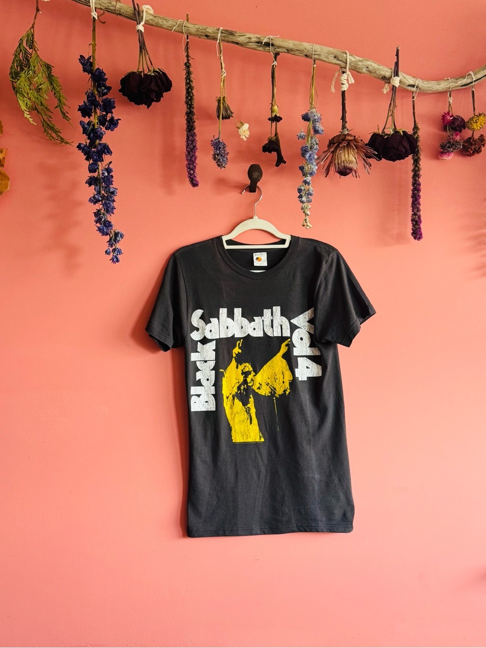 Black Sabbath Tee with Yellow Graphic